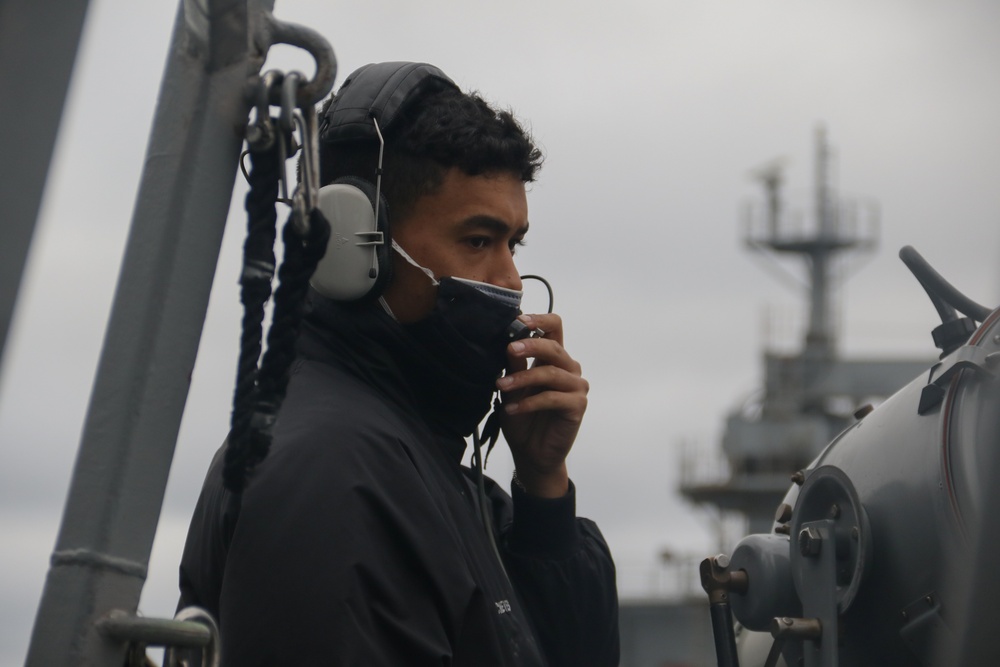 USS Mahan Repenishment-at-Sea