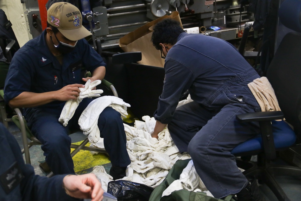 USS Mahan Damage Controlman