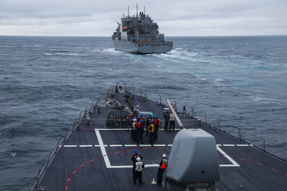 USS Mahan Repenishment-at-Sea