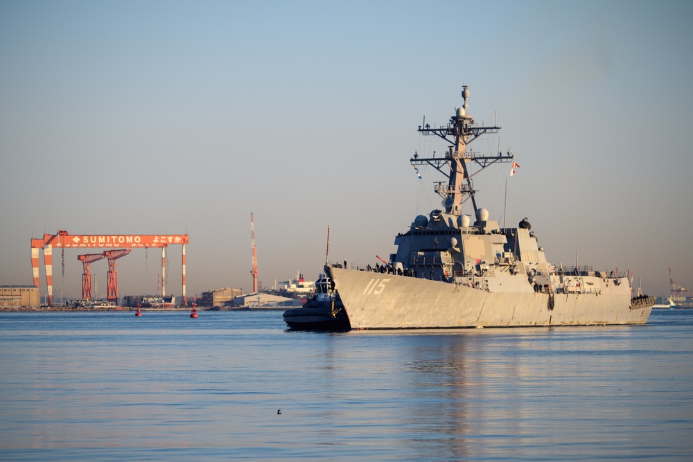 USS Rafael Peralta arrives in Yokosuka, joins U.S 7th Fleet