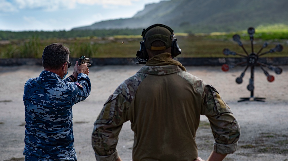 Firing range day at Pacific Defender 21