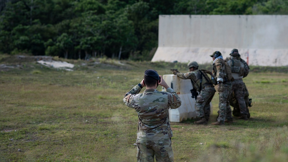 Firing range day at Pacific Defender 21
