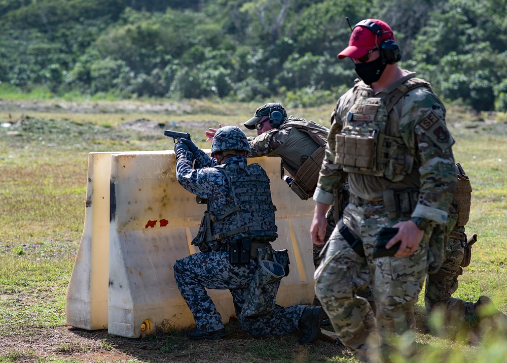 Firing range day at Pacific Defender 21