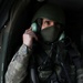 Turkish KFOR troop rides Blackhawk to conduct ABL patrol