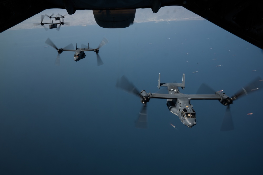 Ospreys soar over the CENTCOM AOR