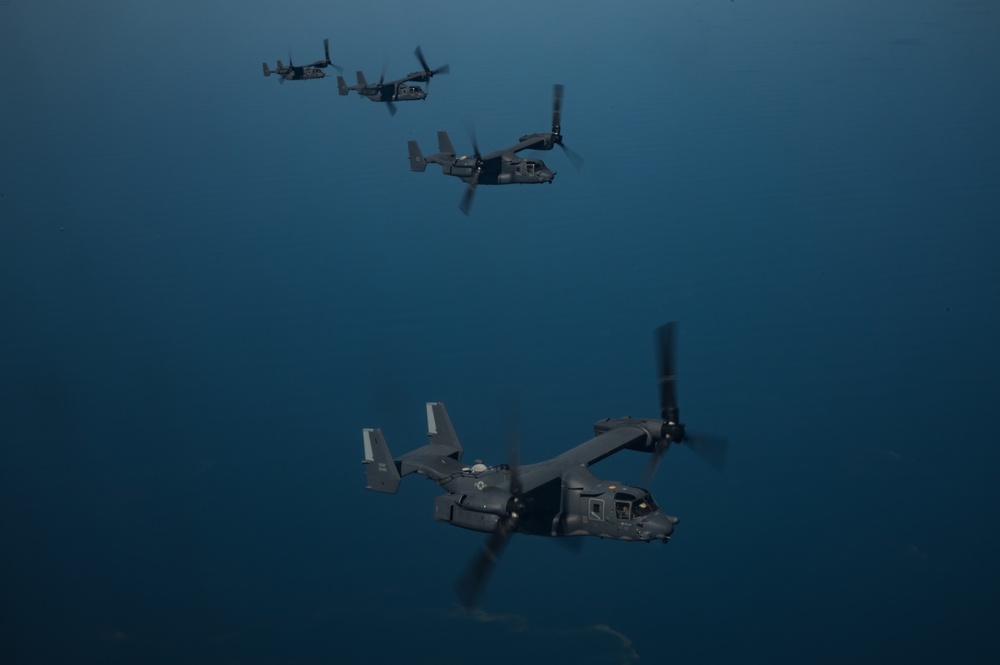 Ospreys soar over the CENTCOM AOR