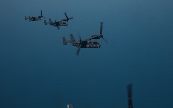 Ospreys soar over the CENTCOM AOR