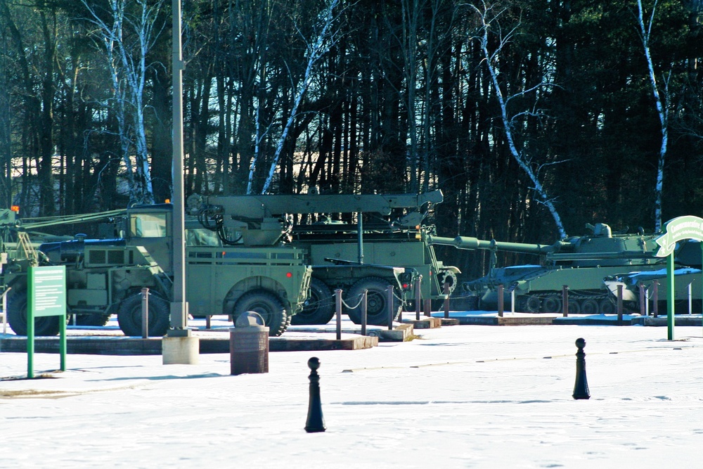 January 2021 views at Fort McCoy's Commemorative Area