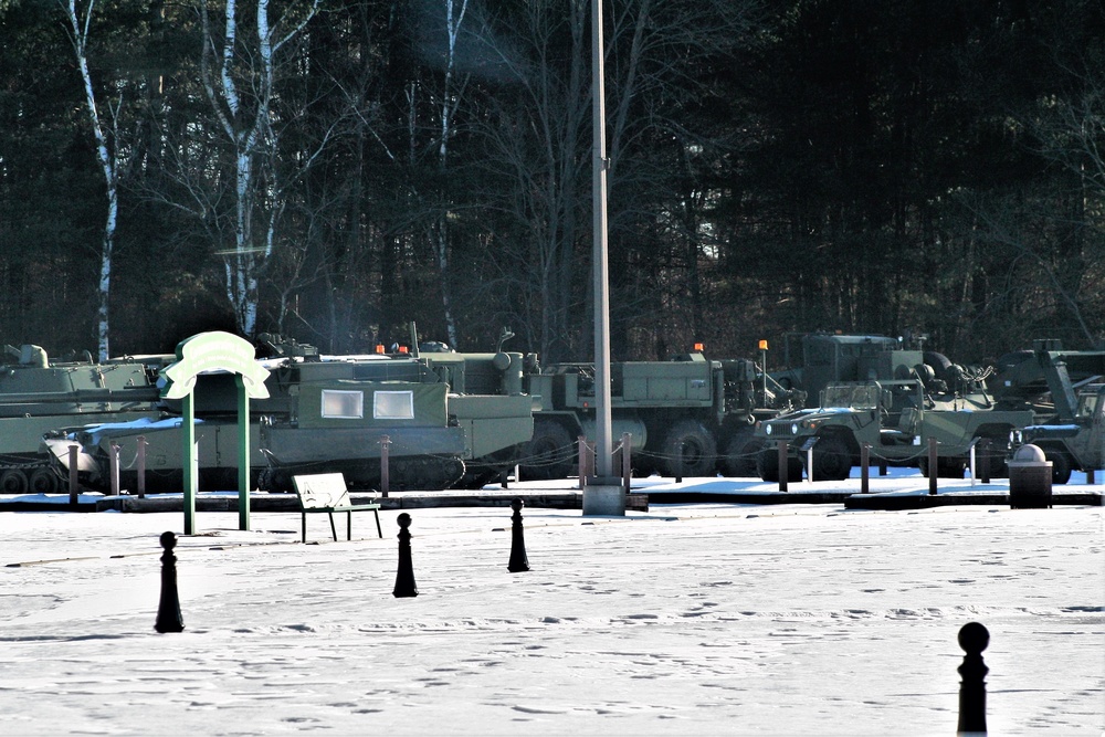 January 2021 views at Fort McCoy's Commemorative Area