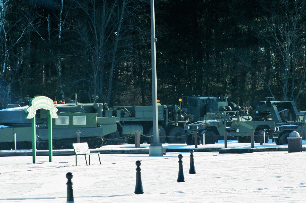 January 2021 views at Fort McCoy's Commemorative Area