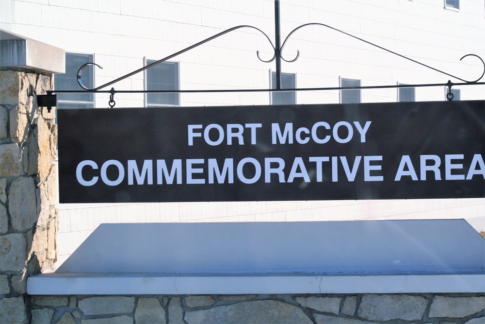 January 2021 views at Fort McCoy's Commemorative Area