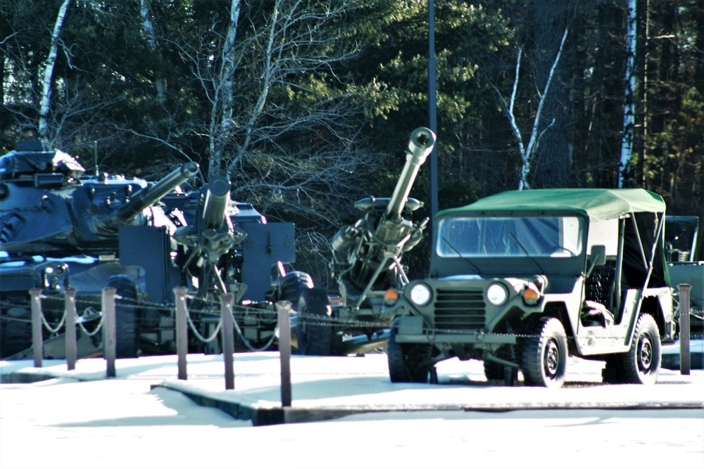 January 2021 views at Fort McCoy's Commemorative Area