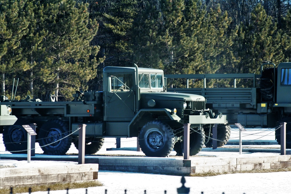 January 2021 views at Fort McCoy's Commemorative Area