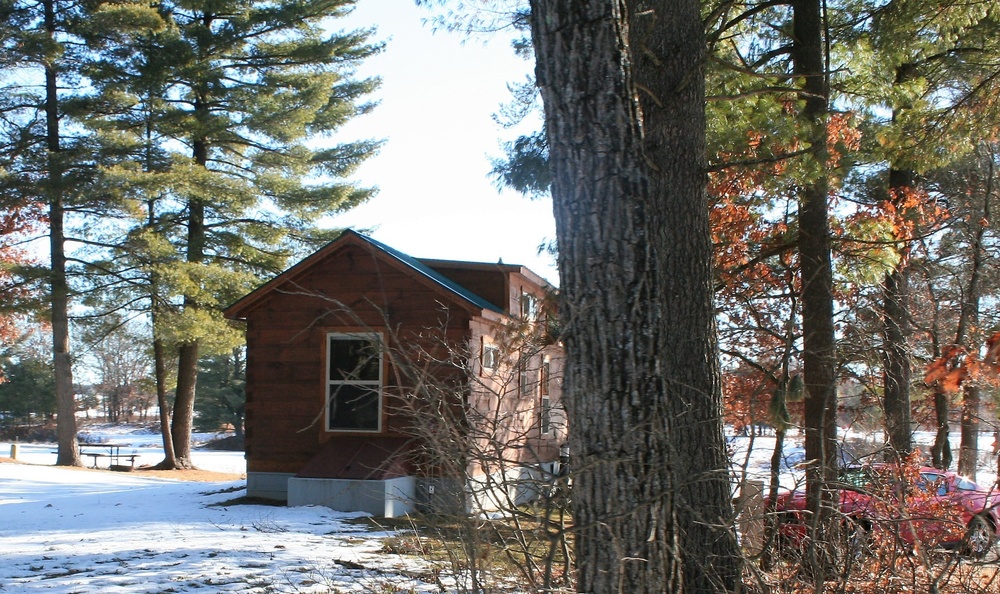 Cabins at Fort McCoy's Pine View Campground