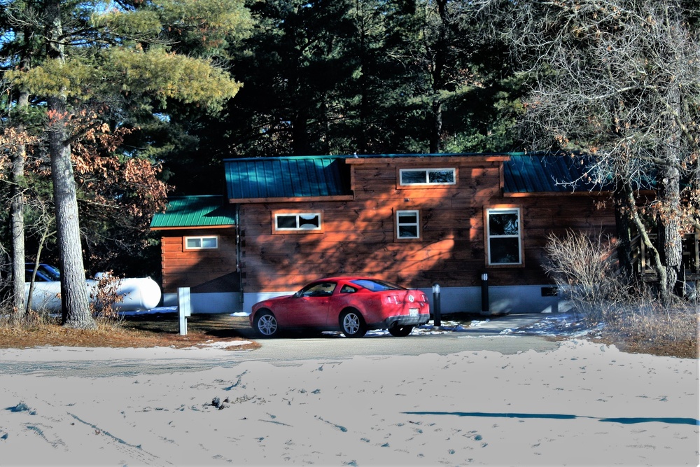 Cabins at Fort McCoy's Pine View Campground