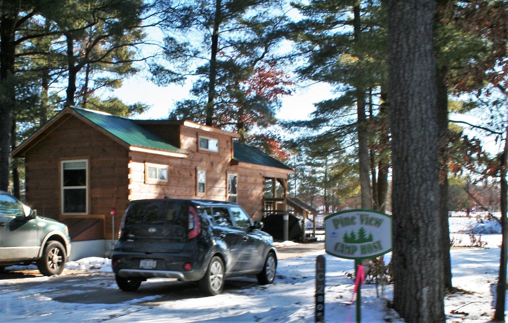 Cabins at Fort McCoy's Pine View Campground