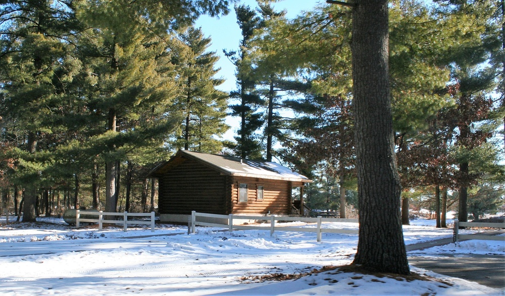 Cabins at Fort McCoy's Pine View Campground