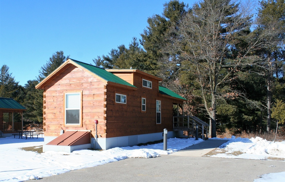 Cabins at Fort McCoy's Pine View Campground