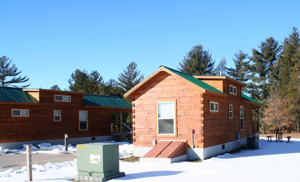 Cabins at Fort McCoy's Pine View Campground