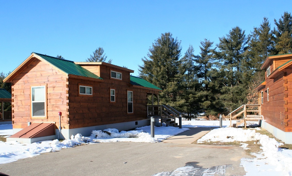 Cabins at Fort McCoy's Pine View Campground