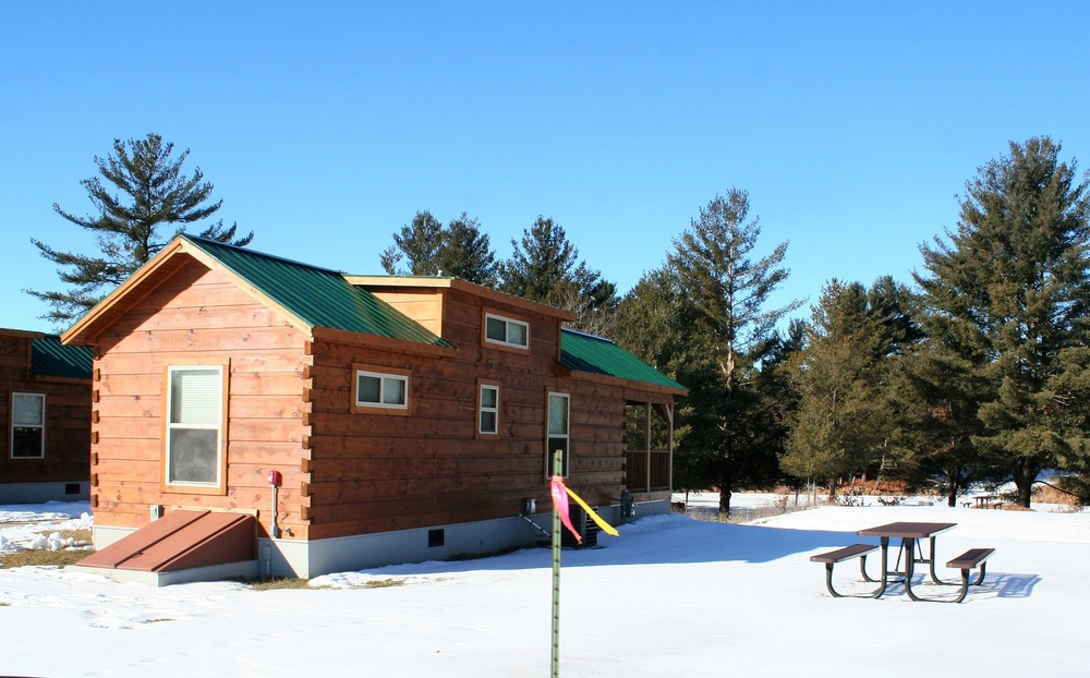 Cabins at Fort McCoy's Pine View Campground