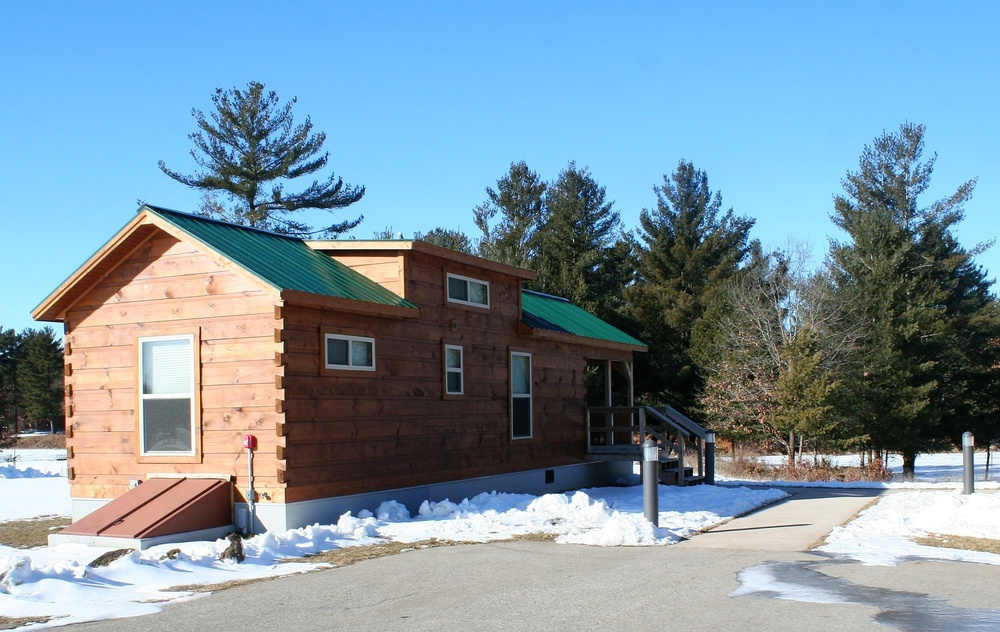 Cabins at Fort McCoy's Pine View Campground