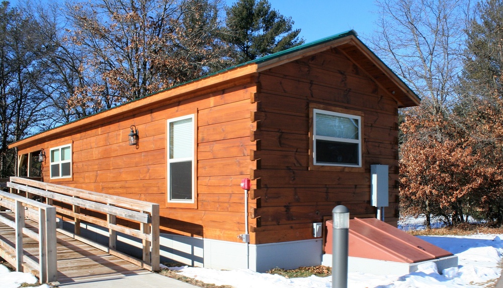 Cabins at Fort McCoy's Pine View Campground