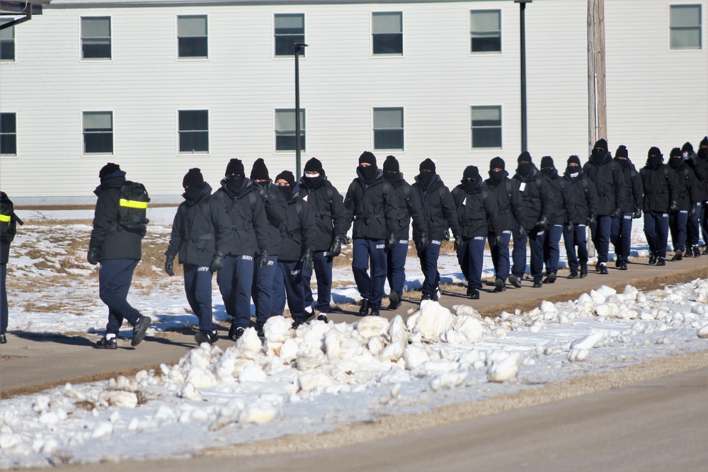 U.S. Navy’s Recruit Training Command ROM operations in January at Fort McCoy