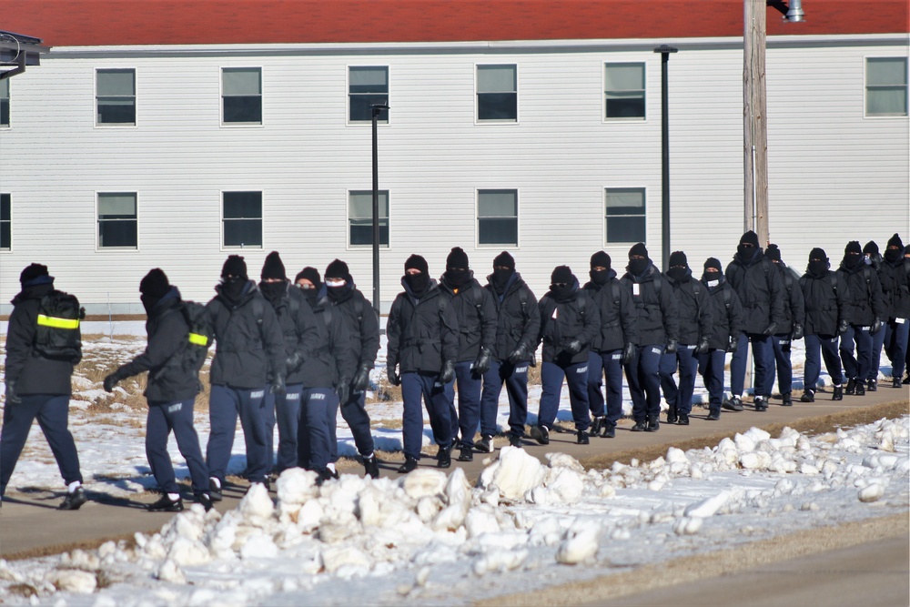 U.S. Navy’s Recruit Training Command ROM operations in January at Fort McCoy