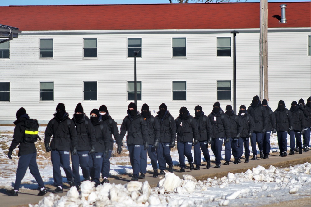 U.S. Navy’s Recruit Training Command ROM operations in January at Fort McCoy