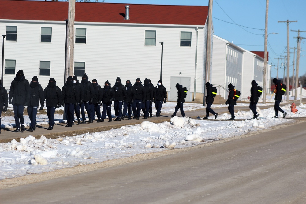 U.S. Navy’s Recruit Training Command ROM operations in January at Fort McCoy