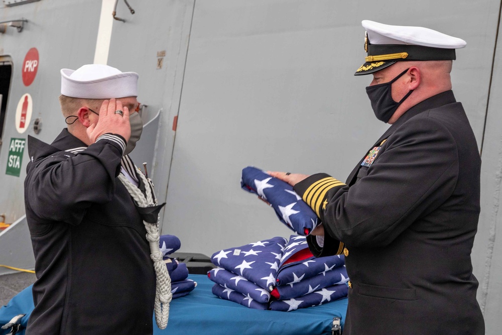 Arlington Burial at Sea