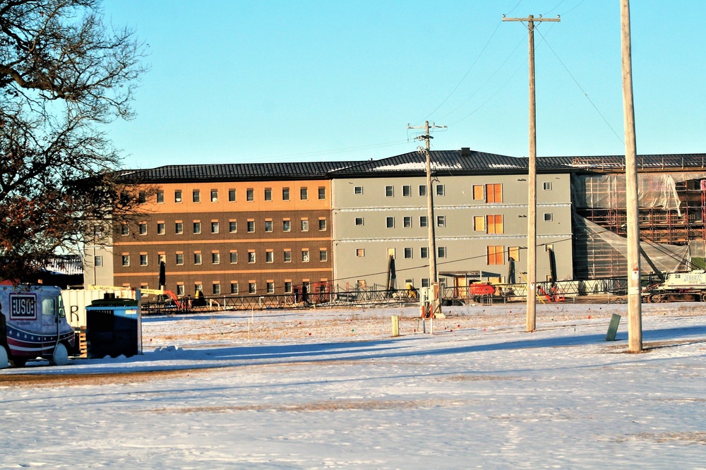 Construction of new, modern barracks building continues at Fort McCoy