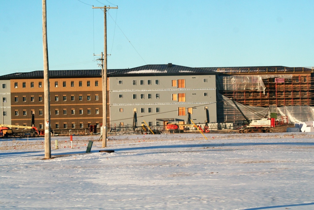 Construction of new, modern barracks building continues at Fort McCoy