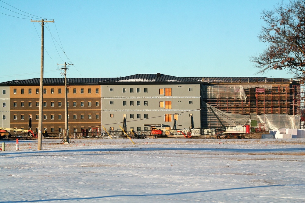 Construction of new, modern barracks building continues at Fort McCoy