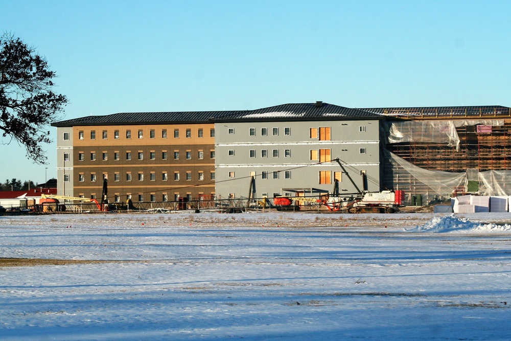 Construction of new, modern barracks building continues at Fort McCoy