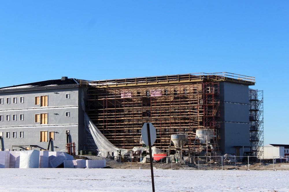 Construction of new, modern barracks building continues at Fort McCoy