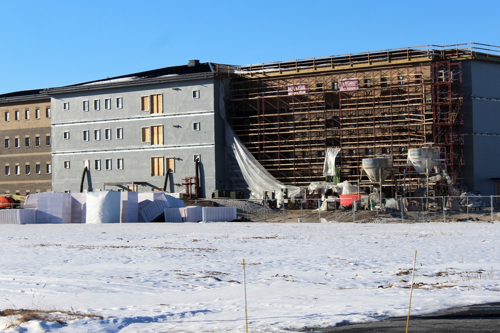 Construction of new, modern barracks building continues at Fort McCoy