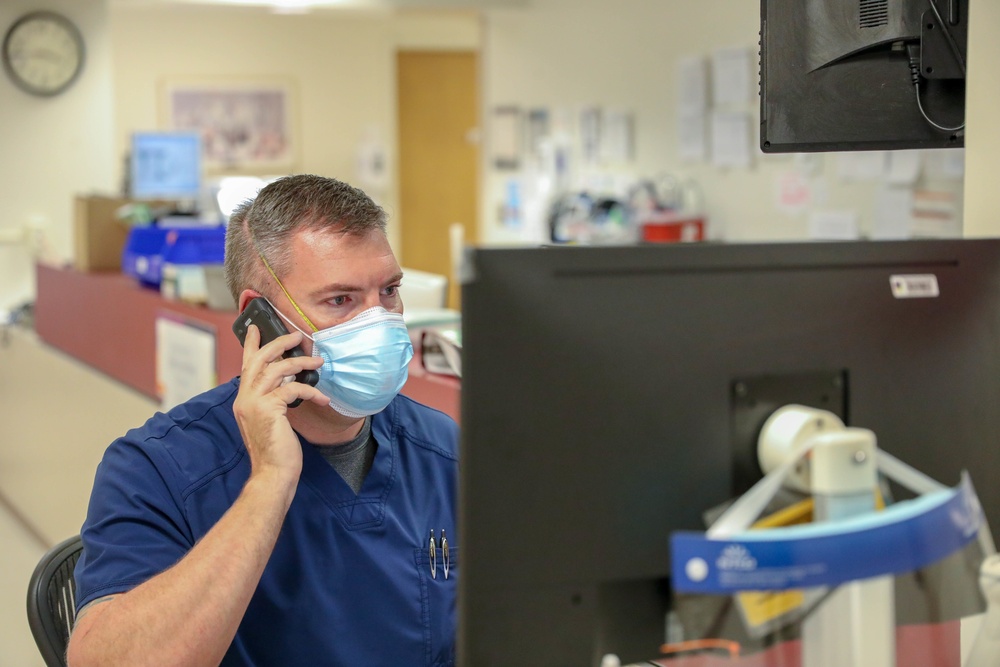Army medical provider supports staff at Riverside COVID unit