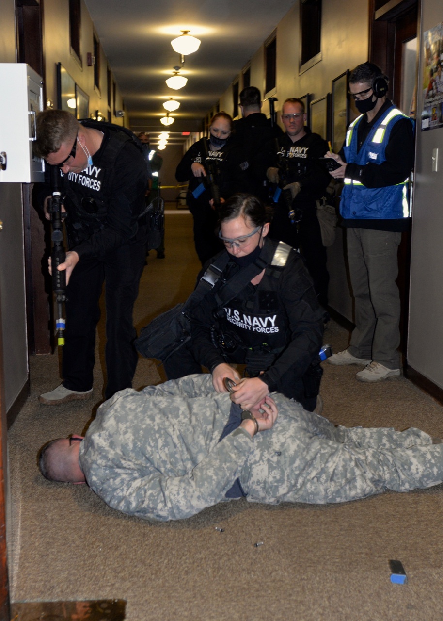 NAS Jacksonville Practices Active-Shooter Response in Exercise Citadel Shield-Solid Curtain 2021