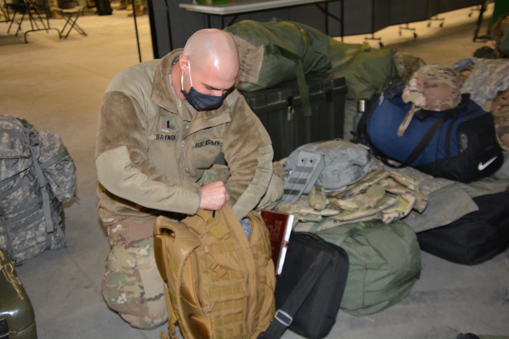 Pa. National Guard troops depart Fort Indiantown Gap, headed to District of Columbia