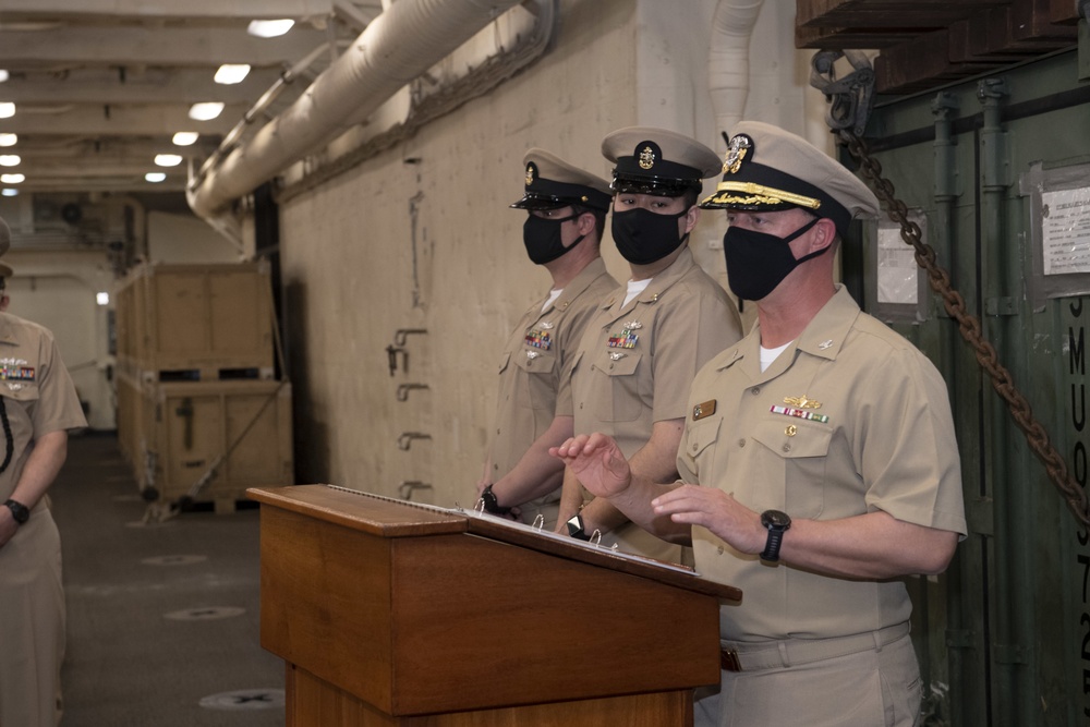 San Diego 2021 Chief Petty Officer Pinning Ceremony