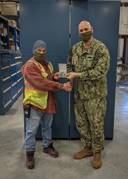 PWD New Orleans electrician receives Civilian Service Achievement Medal
