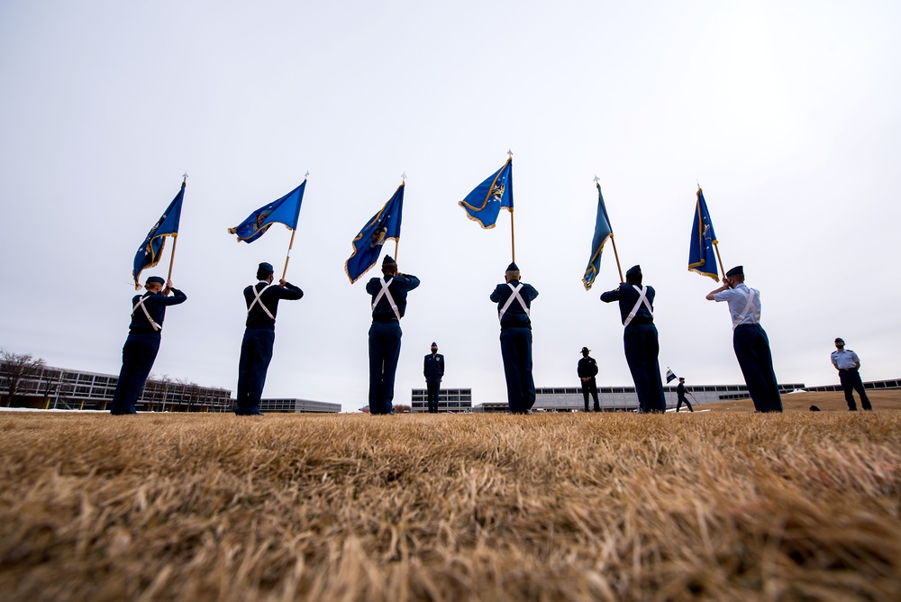 U.S. Air Force Academy Drill and Ceremonies Training Feb. 2021