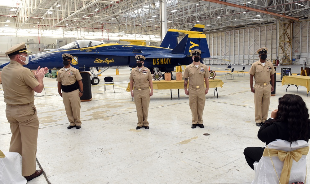 Chief of Naval Air Training Yeoman Joins Chiefs Mess