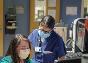 Army nurse supports Riverside hospital staff