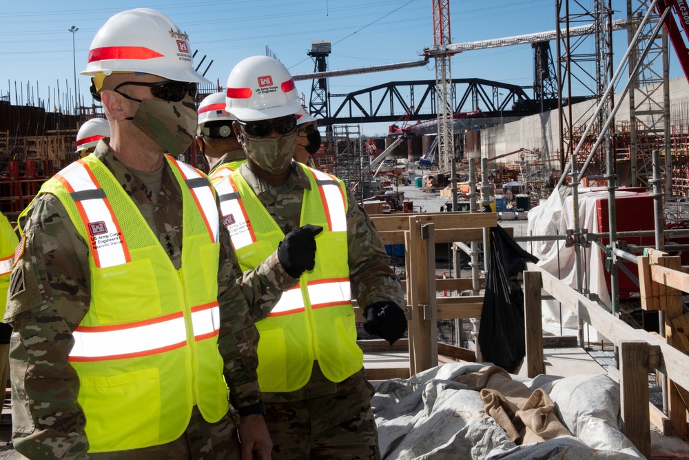 Chief of engineers visits Chickamauga Lock Replacement Project