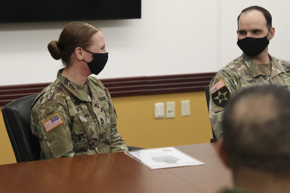 1ID Soldier named SECARMY reserve component career counselor of the year