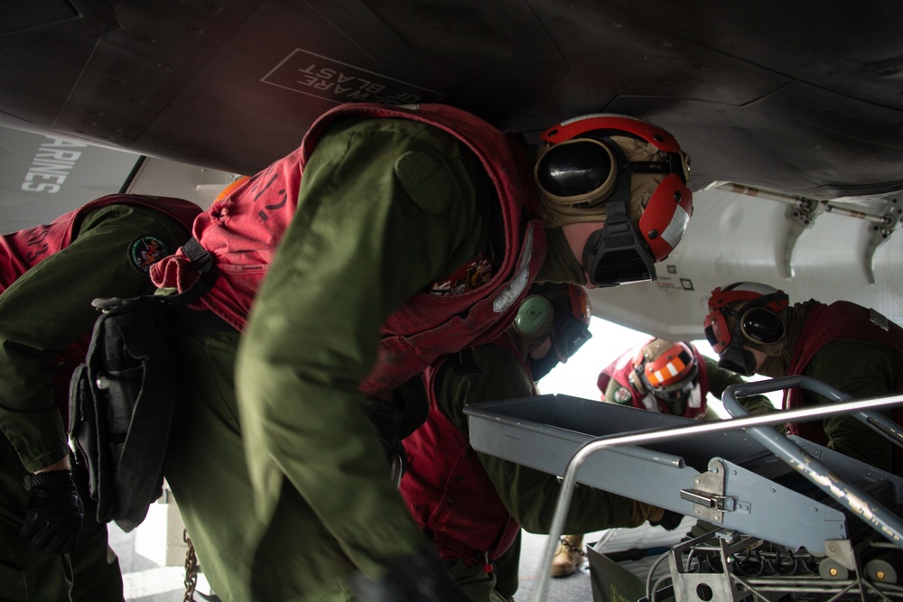 F-35B on the USS America