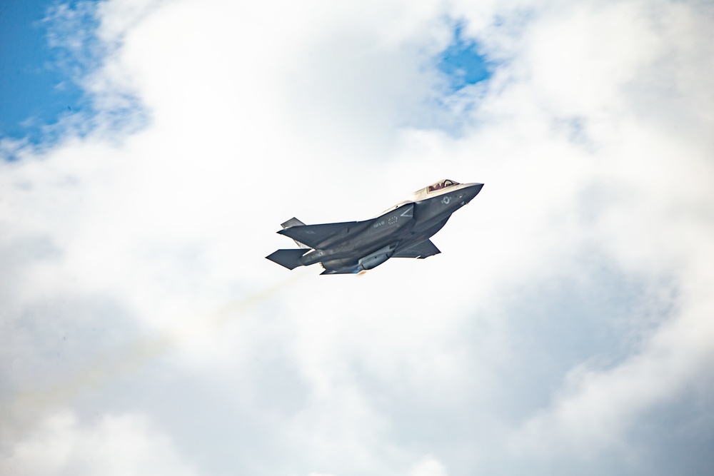 F-35B on the USS America